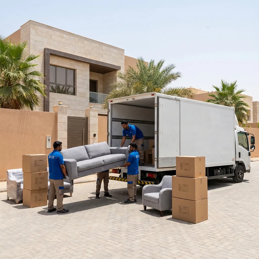 نقل عفش وتغليف اثاث بالرياض - خدمة نقل احترافية